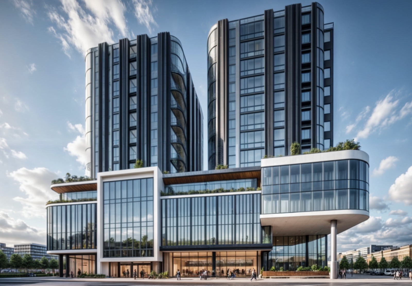 F.Y. Complex — twin-tower mixed-use development, Kinshasa